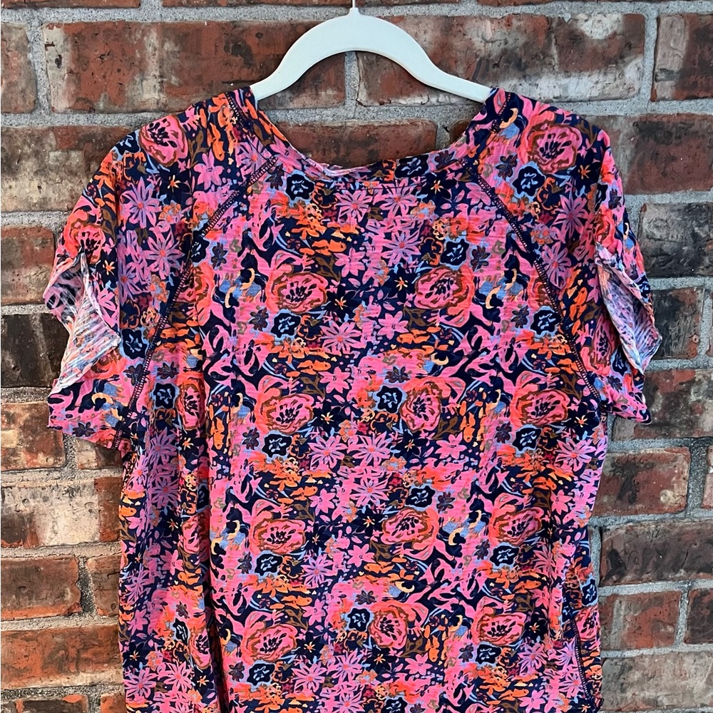 NATURAL LIFE Pink and Orange tee